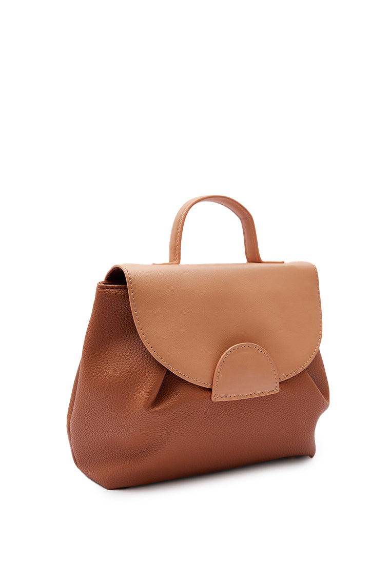 Pumpkin Sling Bag With Top Handle