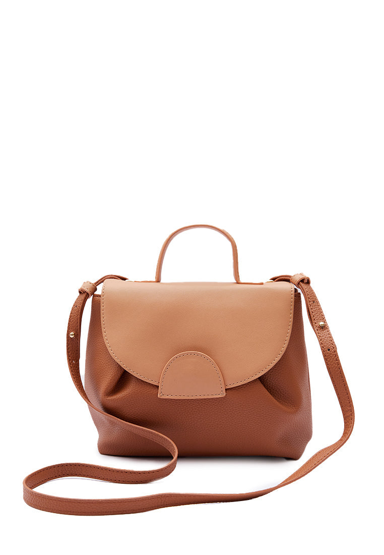 Pumpkin Sling Bag With Top Handle