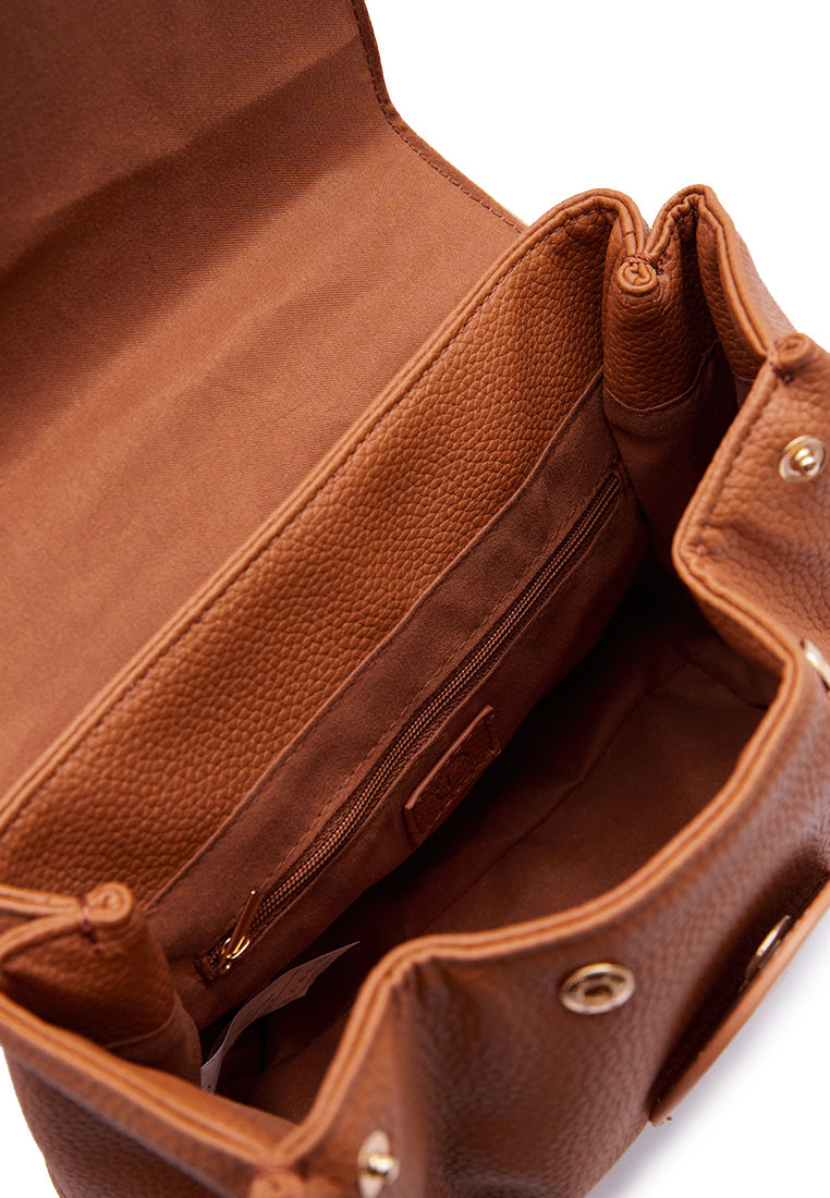 Pumpkin Sling Bag With Top Handle