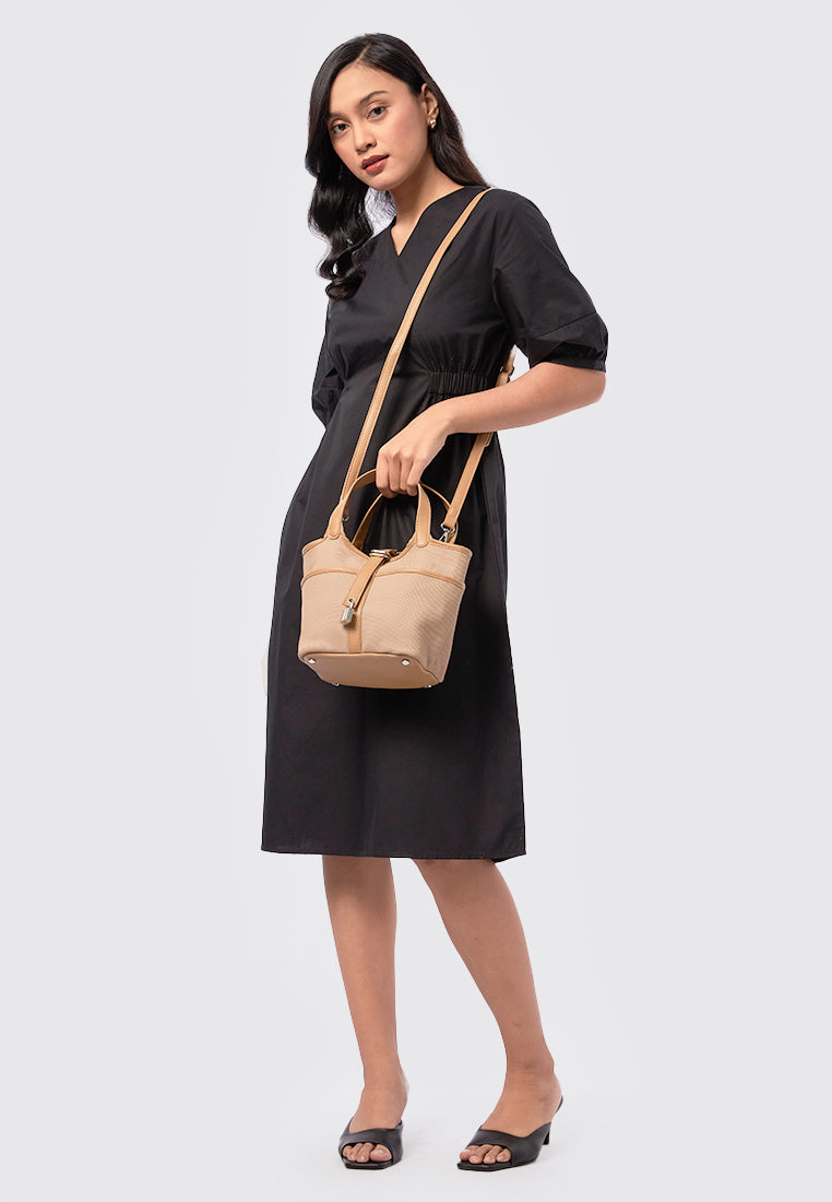 Light Brown Bucket Bag