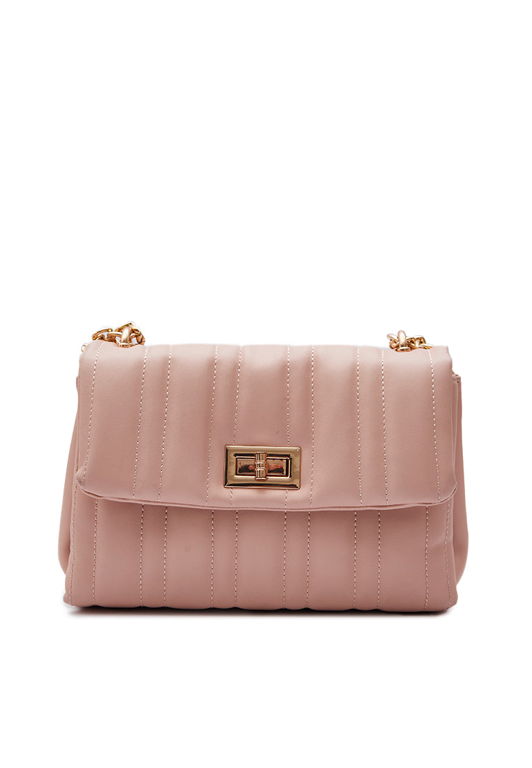 Light Brown Leather Shoulder Bag
