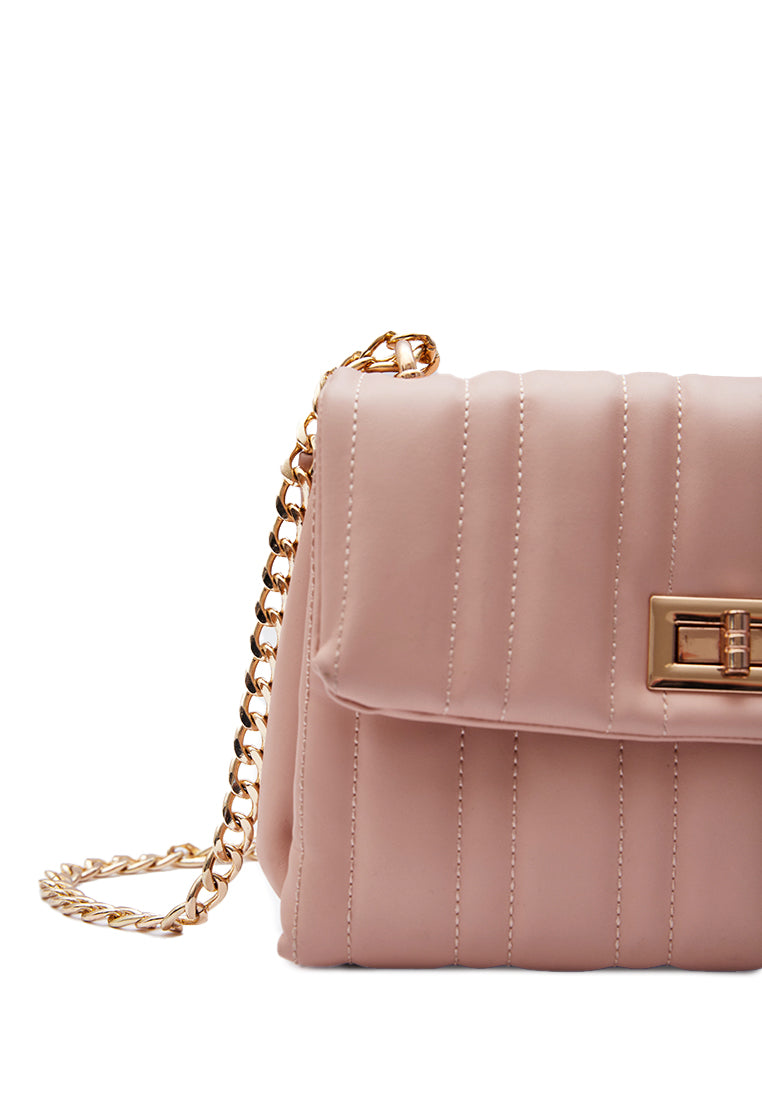 Light Brown Leather Shoulder Bag
