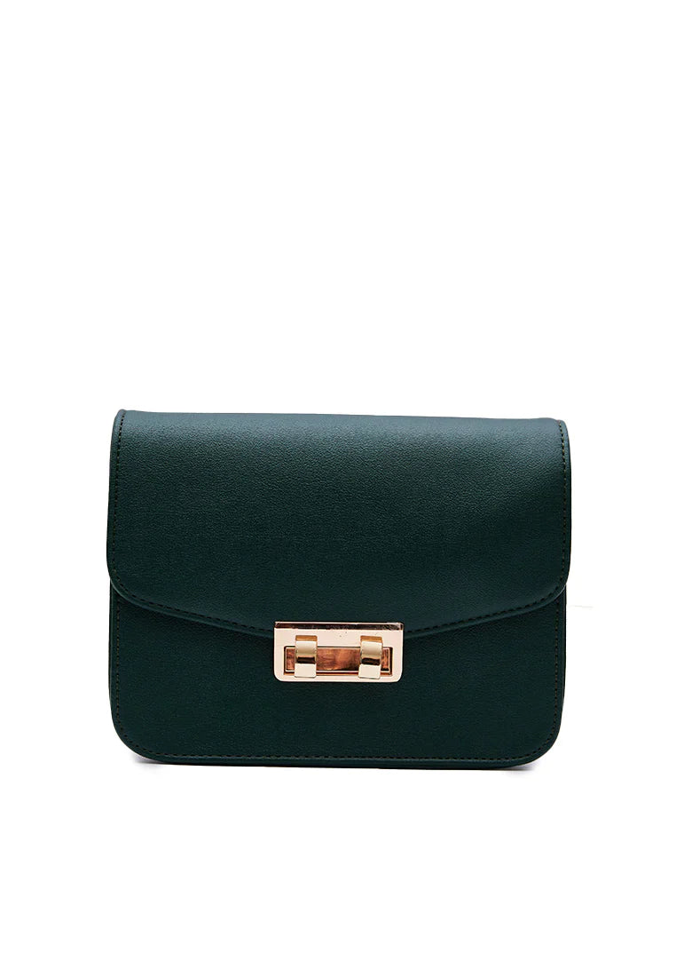 Emerald Flap Sling Bag