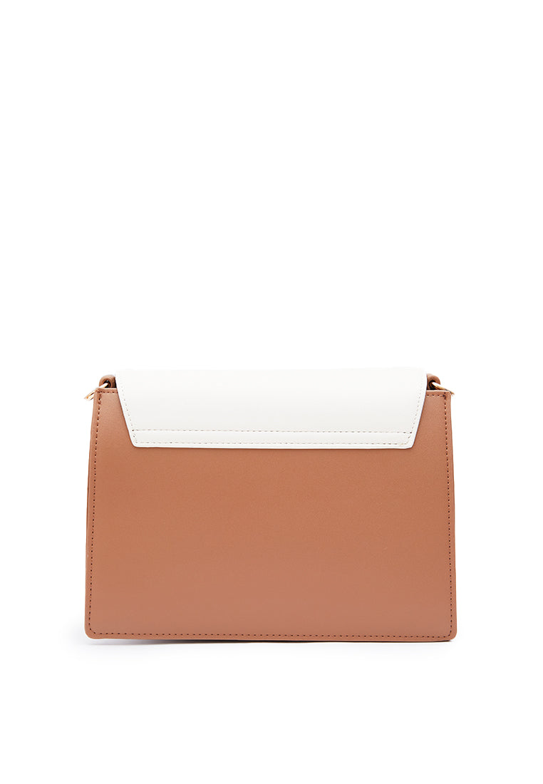 Contrast Flap Sling Bag