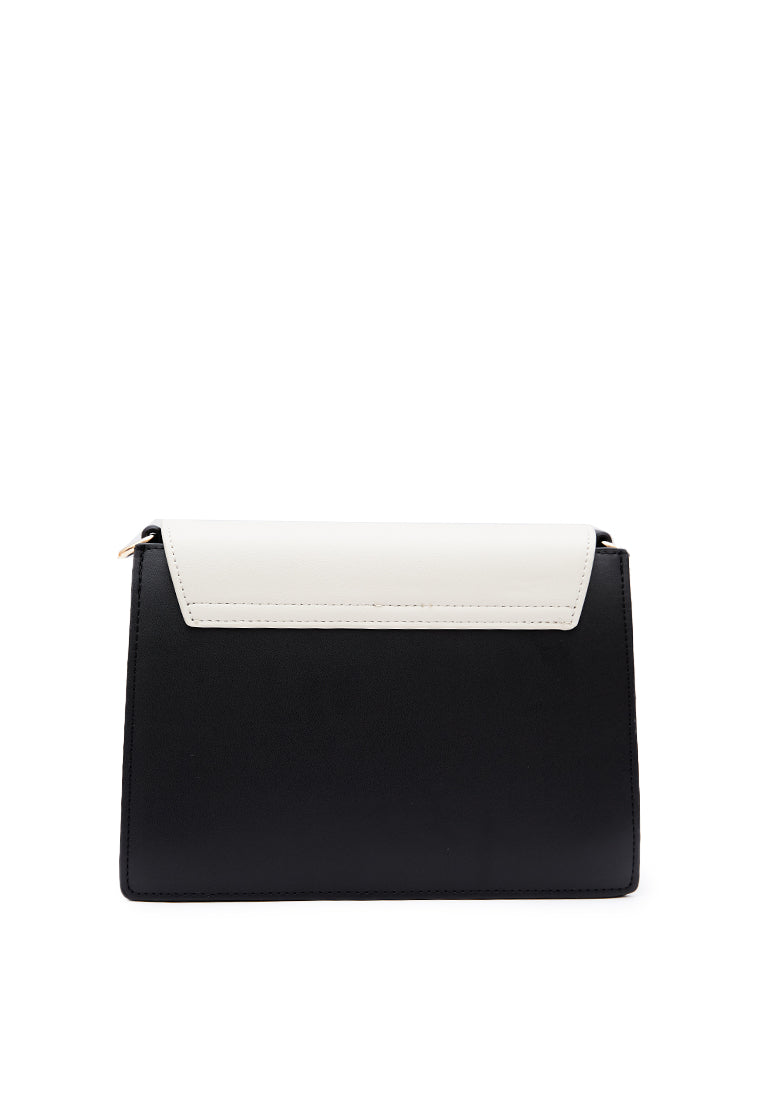 Contrast Flap Sling Bag