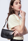 Black Baguette Bag