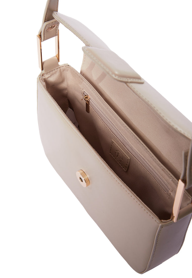 Sand Baguette Bag
