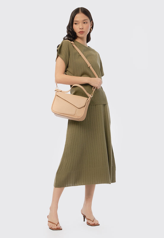 Light Brown Crossbody Bag