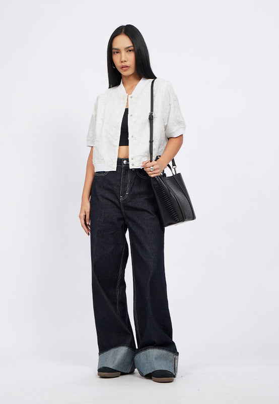 Black Sling Bag with Top Handle