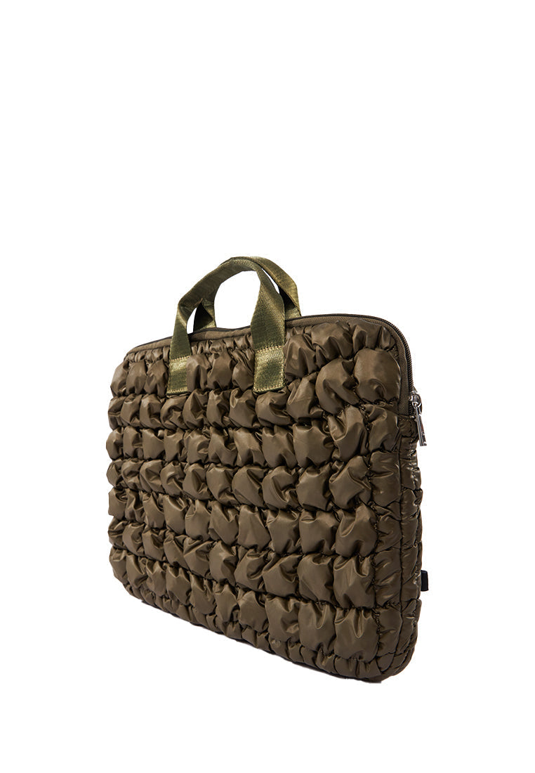 Laptop Puffy Bag Olive