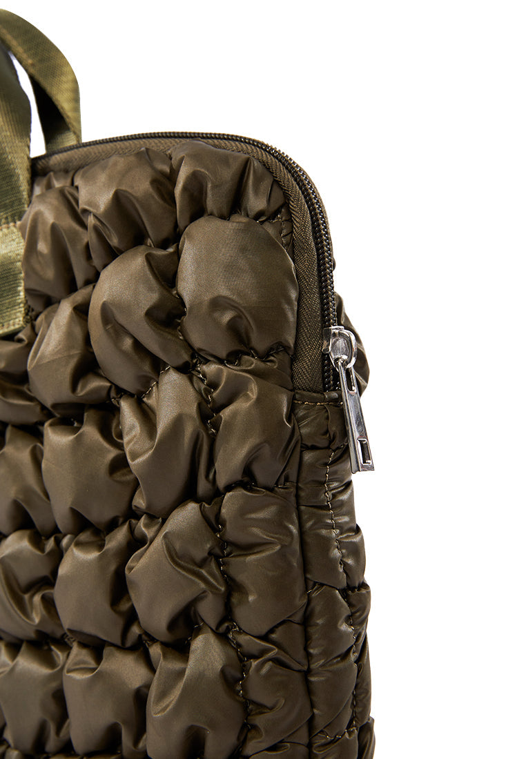 Laptop Puffy Bag Olive