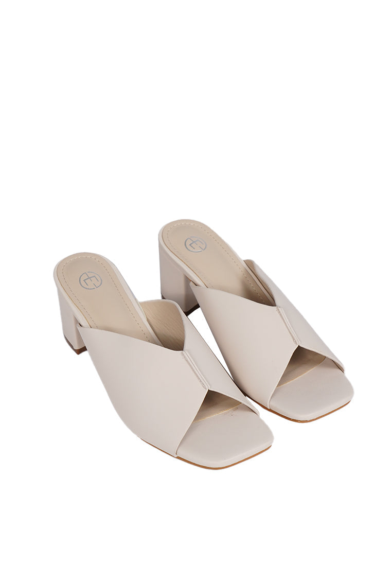Off White Mules Heels