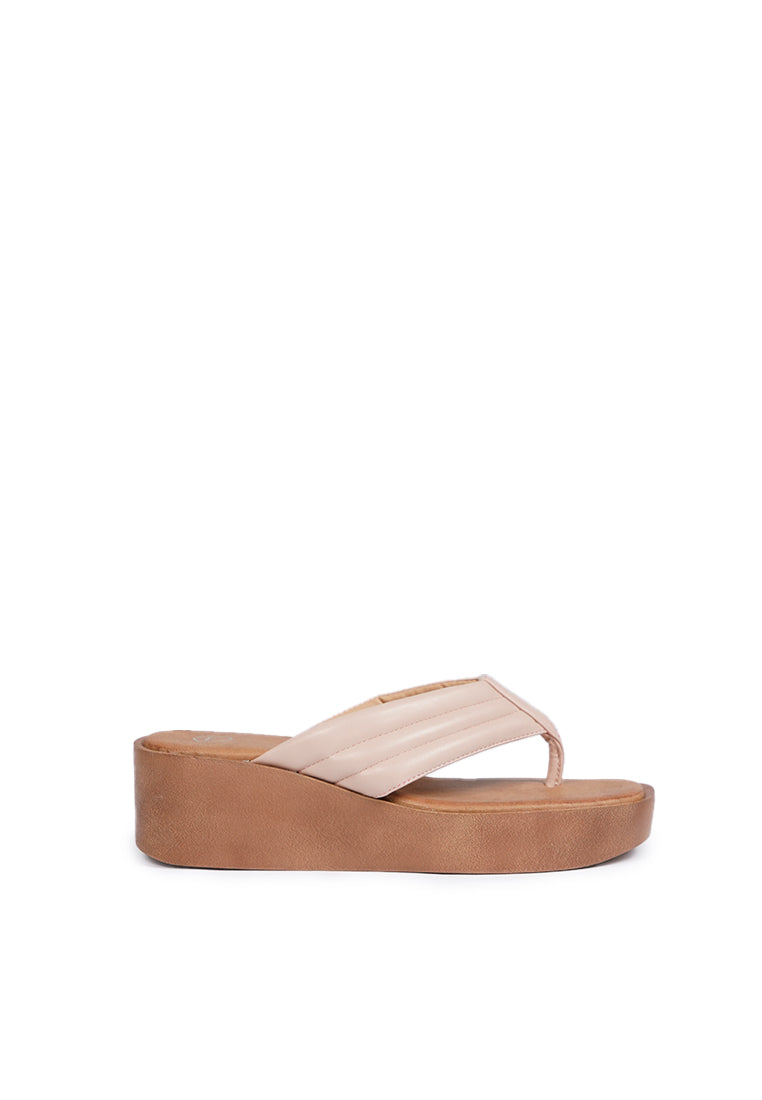V-Strap Wedges Sandals