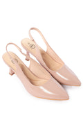 Slingback Heels Shoes Dusty Pink