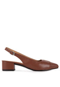 Brown Pointed Toe Heels