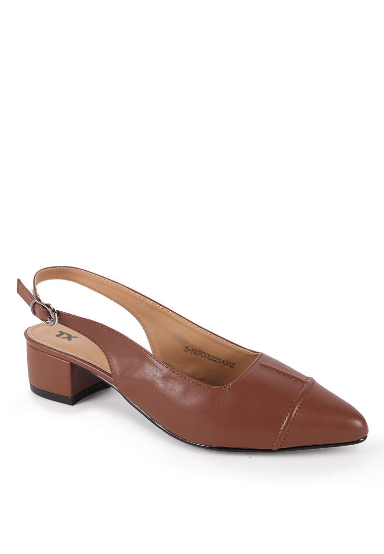 Brown Pointed Toe Heels