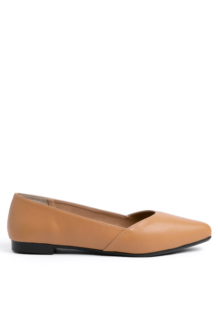 Camel Flat Shoes
