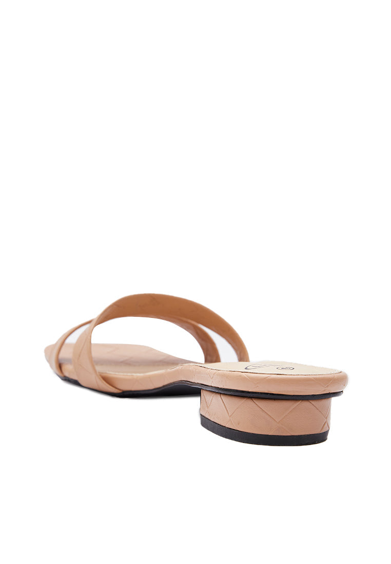 Tan Double Strap Sandals