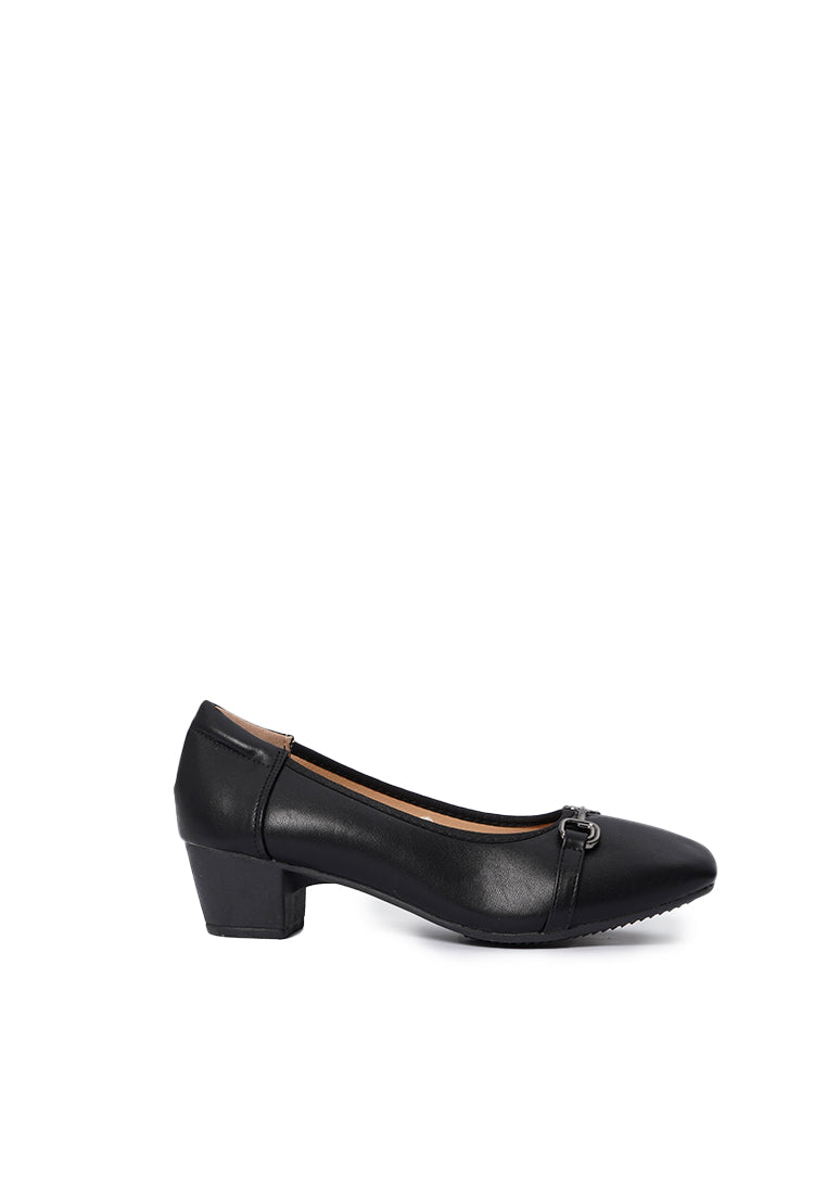 Black Block Heels