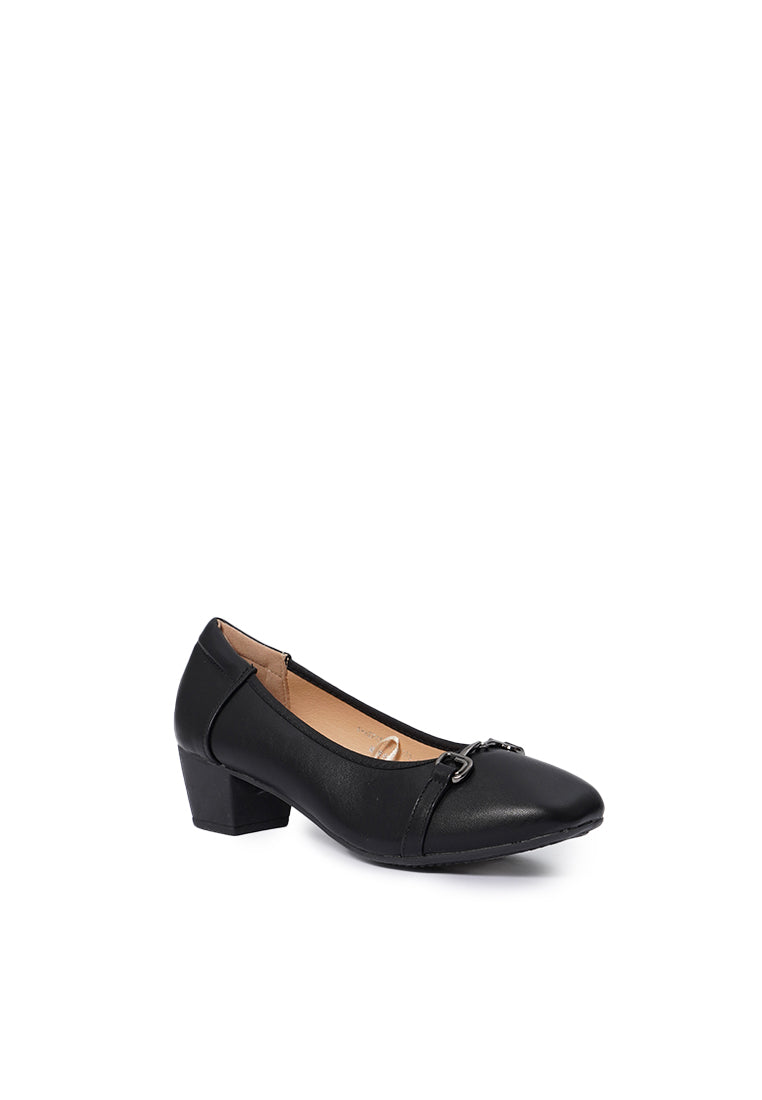 Black Block Heels