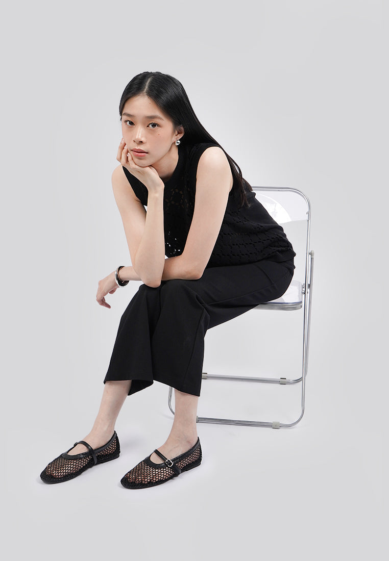 Mesh Flats Black