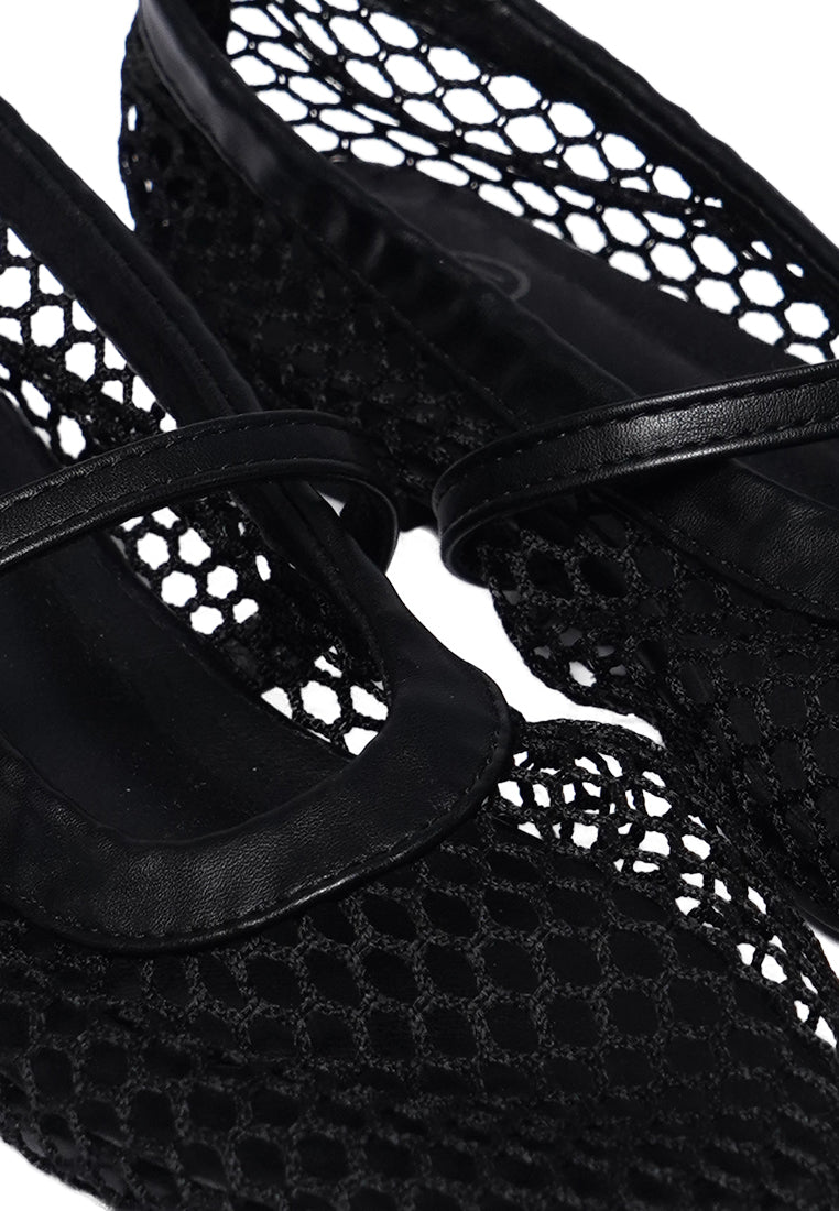 Mesh Flats Black