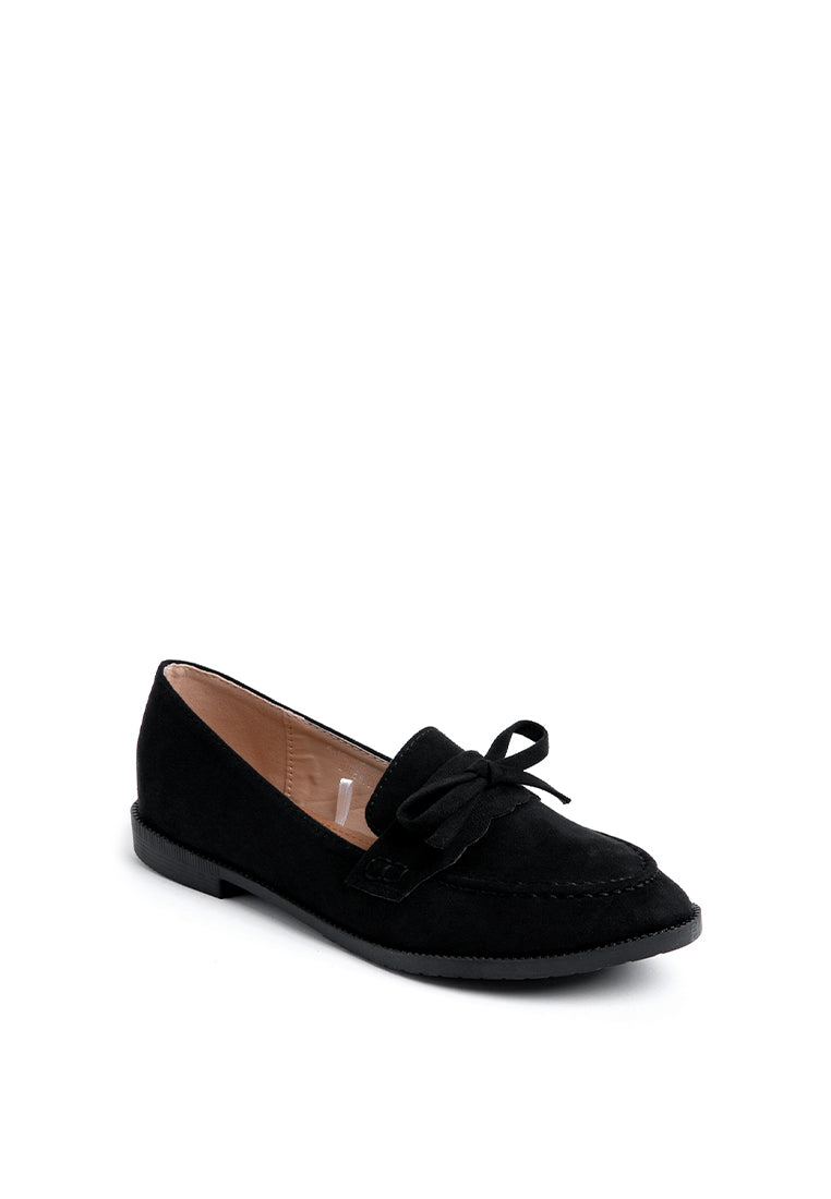 Black Bow Loafer