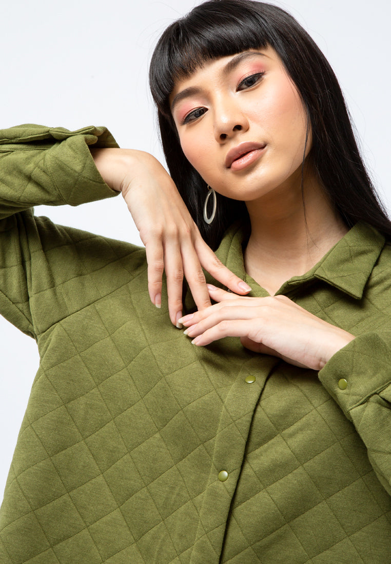 Long Sleeve Textured Jacket