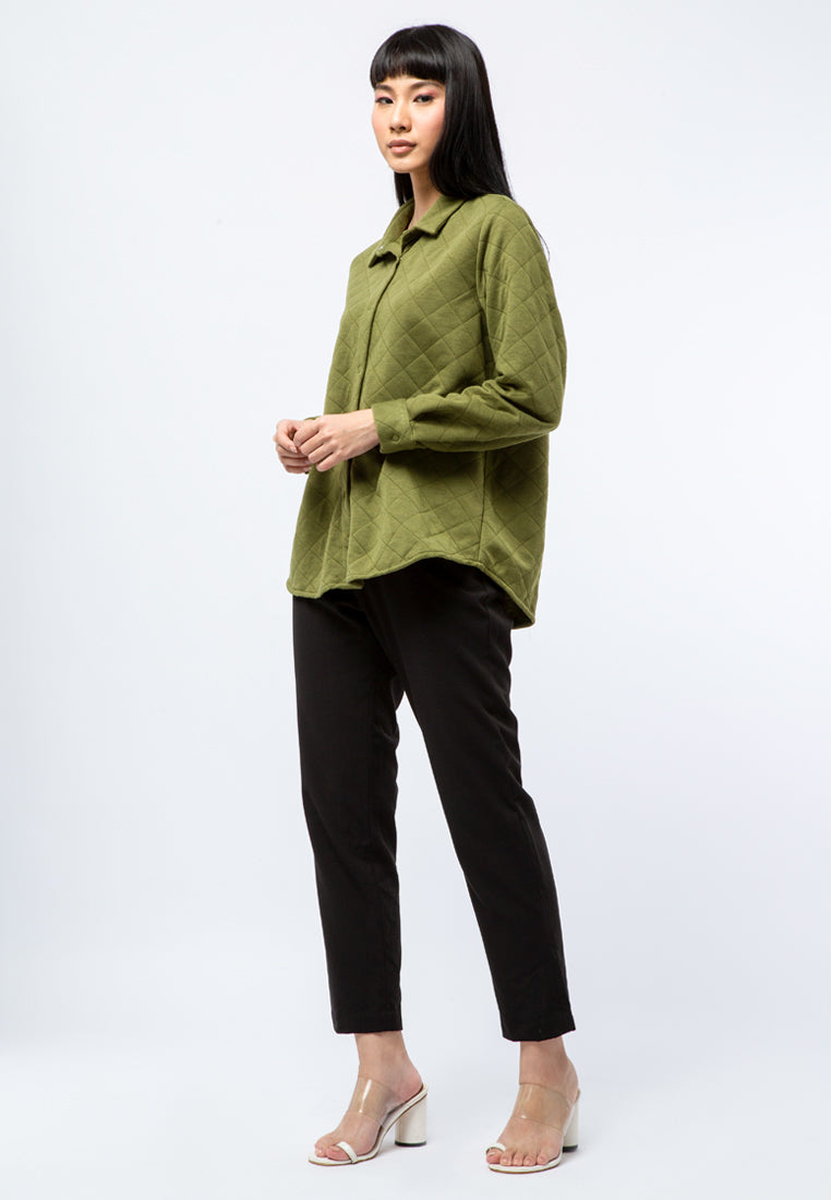 Long Sleeve Textured Jacket