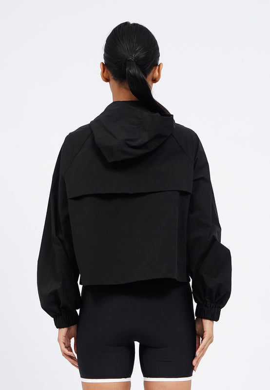 Hooded Active Crop Jacket