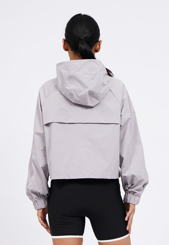Hooded Active Crop Jacket