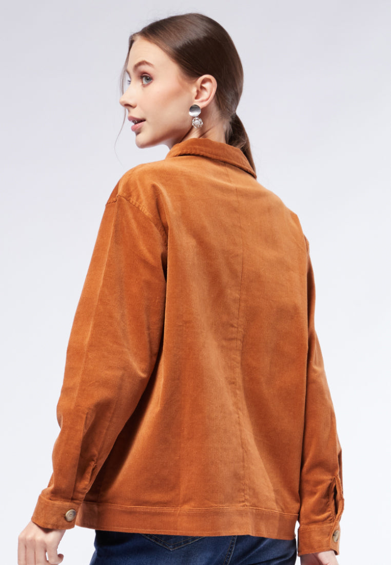 Long Sleeve Corduray Jacket