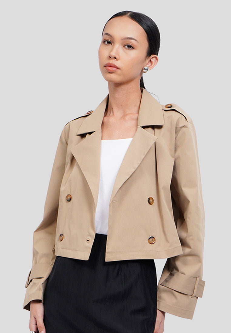 Double Breasted Trench Jacket
