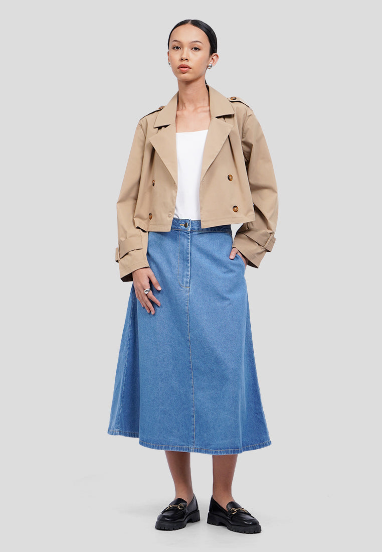 Double Breasted Trench Jacket
