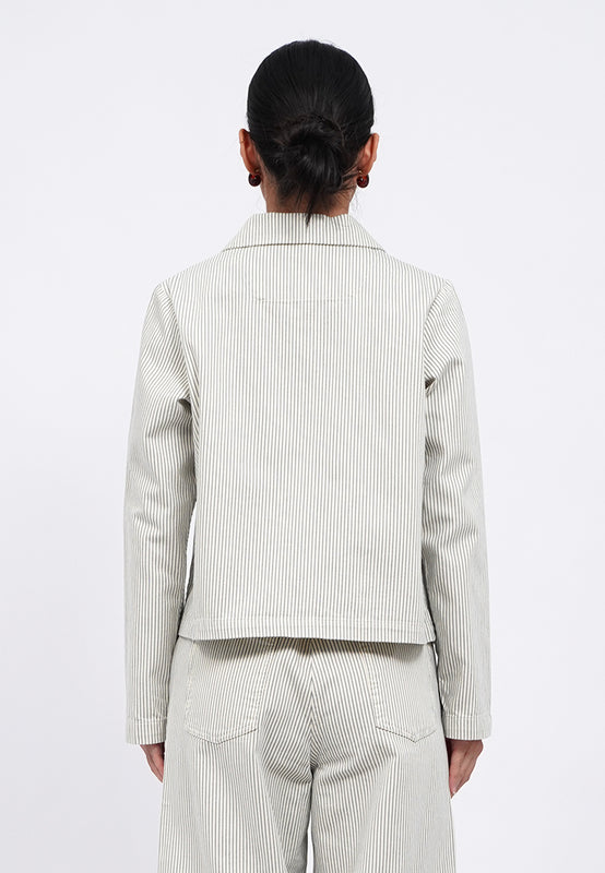 Stripes Boxy Jacket