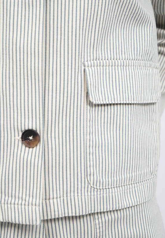 Stripes Boxy Jacket