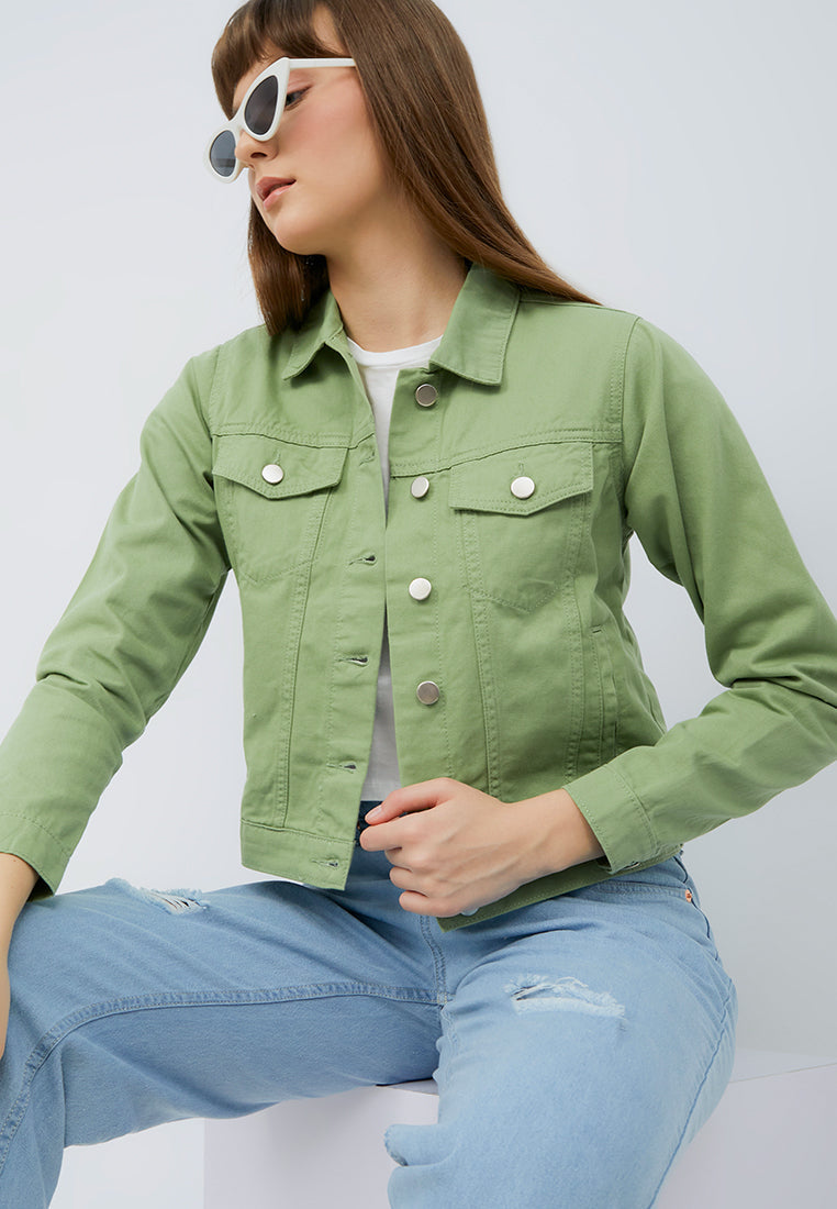 Color Denim Jacket