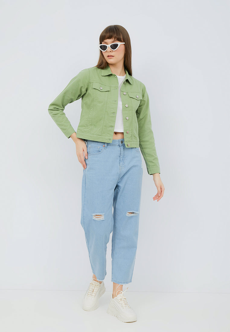 Color Denim Jacket
