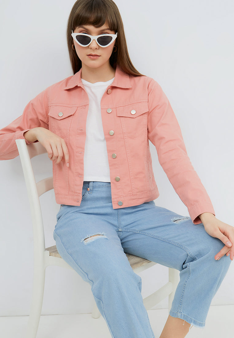 Color Denim Jacket