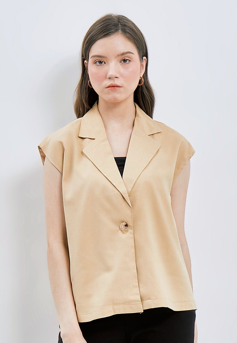 Short Sleeve Casual Blazer