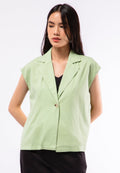 Sleeveless Casual Blazer