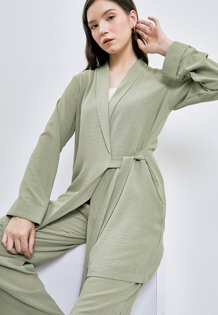 Long Sleeve Wrap Jacket
