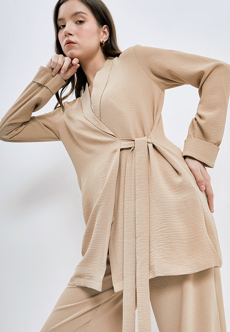 Long Sleeve Wrap Jacket