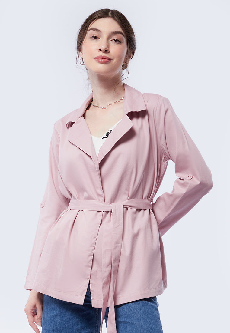 Loose Belted Jacket
