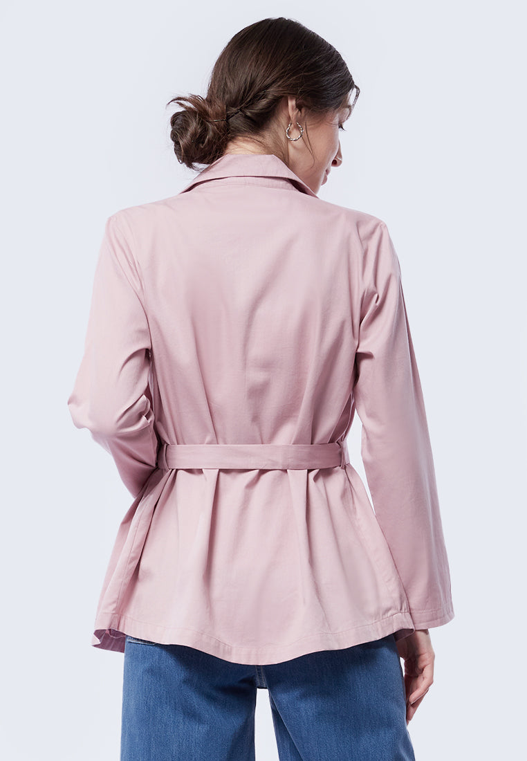 Loose Belted Jacket