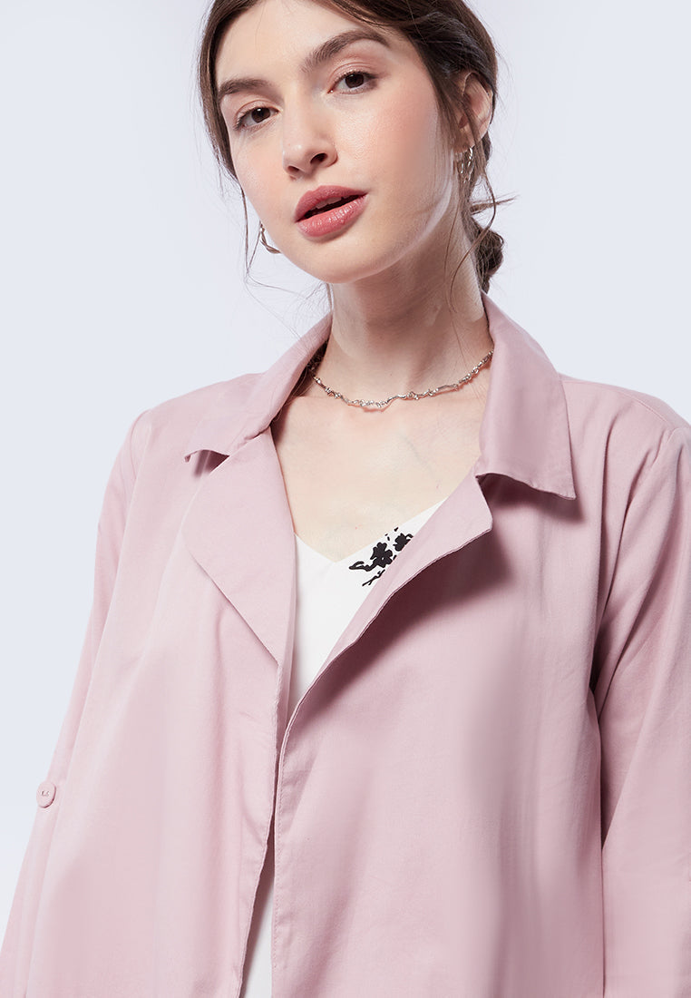 Loose Belted Jacket