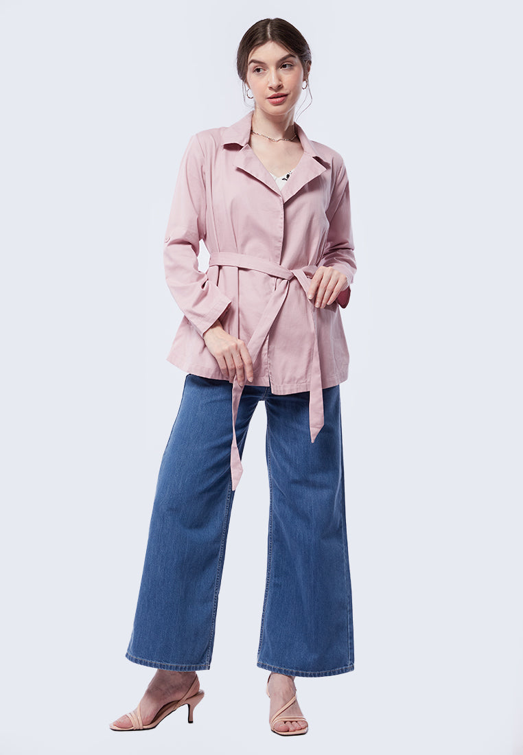 Loose Belted Jacket