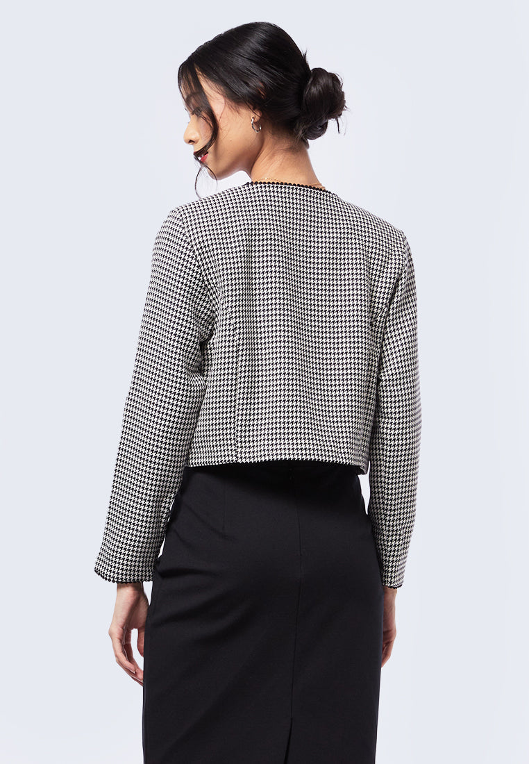 Houndstooth Tweed Outer