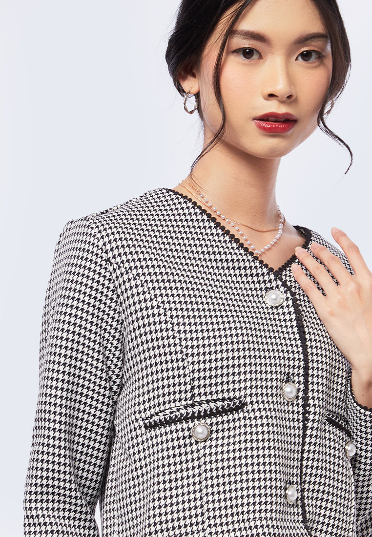 Houndstooth Tweed Outer