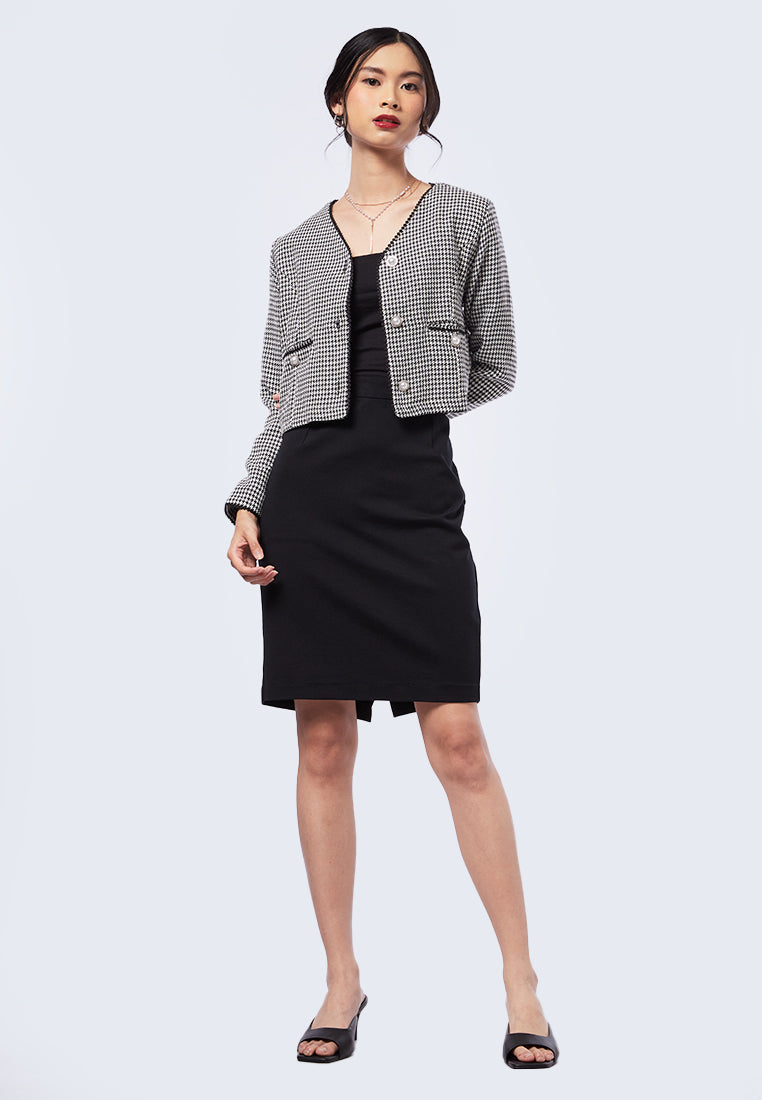 Houndstooth Tweed Outer